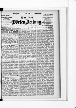 Berliner Börsen-Zeitung vom 16.07.1880