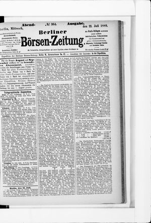 Berliner Börsen-Zeitung vom 21.07.1880