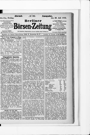 Berliner Börsen-Zeitung vom 30.07.1880