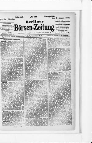 Berliner Börsen-Zeitung vom 03.08.1880