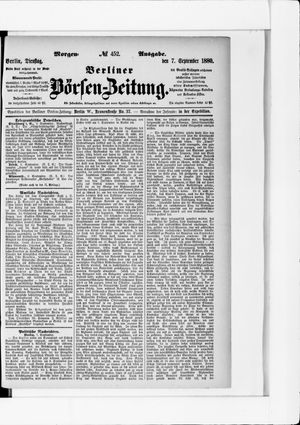 Berliner Börsen-Zeitung vom 07.09.1880