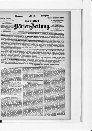 Berliner Börsen-Zeitung vom 17.09.1880