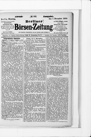 Berliner Börsen-Zeitung vom 07.12.1880