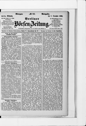 Berliner Börsen-Zeitung vom 08.12.1880