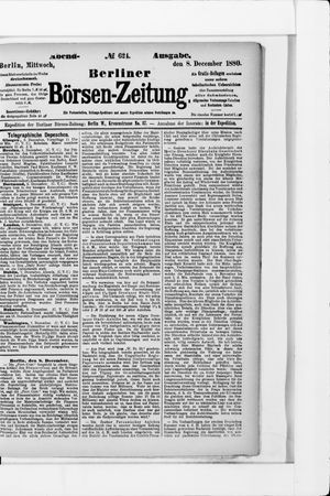 Berliner Börsen-Zeitung on Dec 8, 1880