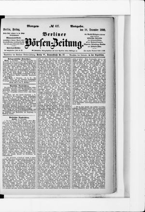 Berliner Börsen-Zeitung vom 10.12.1880