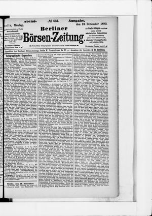 Berliner Börsen-Zeitung on Dec 13, 1880