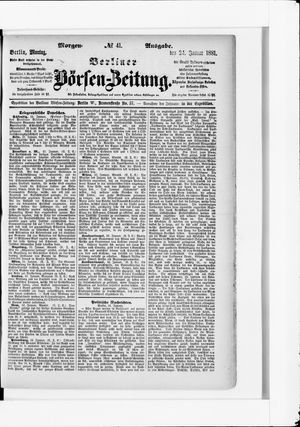 Berliner Börsen-Zeitung vom 24.01.1881