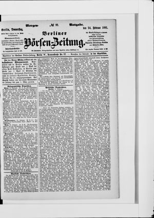 Berliner Börsen-Zeitung vom 24.02.1881