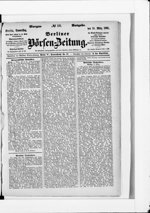 Berliner Börsen-Zeitung vom 10.03.1881