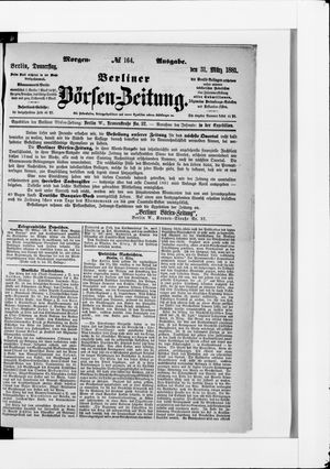 Berliner Börsen-Zeitung vom 31.03.1881