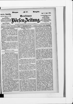 Berliner Börsen-Zeitung vom 09.06.1881