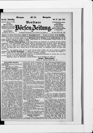 Berliner Börsen-Zeitung vom 16.06.1881