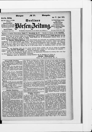 Berliner Börsen-Zeitung vom 17.06.1881
