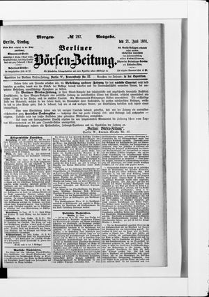Berliner Börsen-Zeitung on Jun 21, 1881