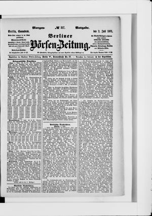 Berliner Börsen-Zeitung vom 02.07.1881