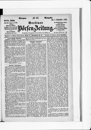 Berliner Börsen-Zeitung vom 02.09.1881