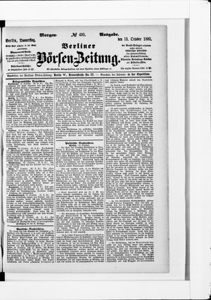 Berliner Börsen-Zeitung vom 13.10.1881