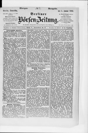 Berliner Börsen-Zeitung vom 05.01.1882