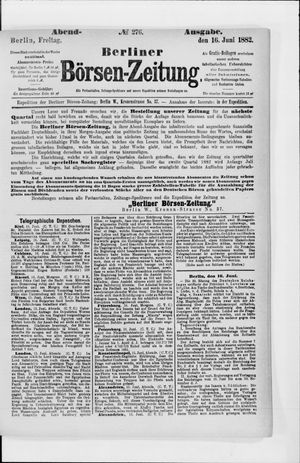 Berliner Börsen-Zeitung vom 16.06.1882