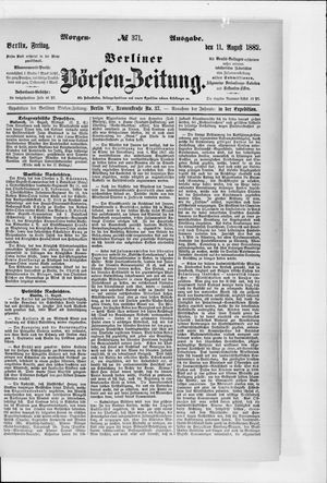 Berliner Börsen-Zeitung vom 11.08.1882