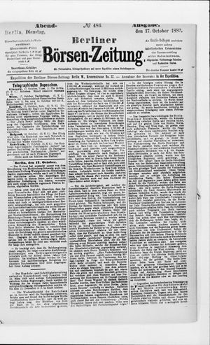 Berliner Börsen-Zeitung vom 17.10.1882
