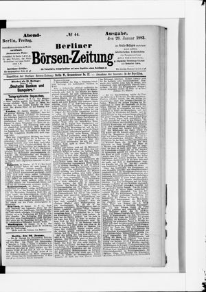 Berliner Börsen-Zeitung vom 26.01.1883