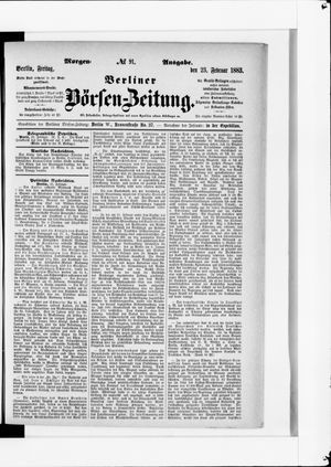 Berliner Börsen-Zeitung vom 23.02.1883