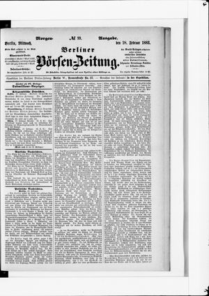 Berliner Börsen-Zeitung vom 28.02.1883