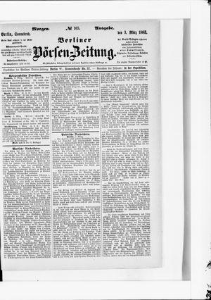 Berliner Börsen-Zeitung on Mar 3, 1883