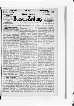 Berliner Börsen-Zeitung vom 06.03.1883