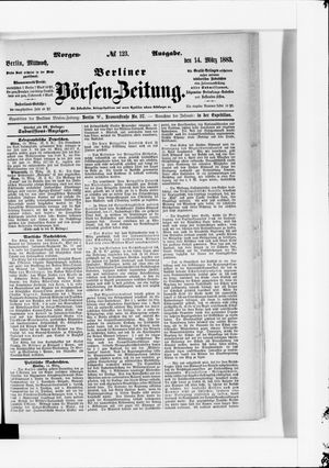 Berliner Börsen-Zeitung vom 14.03.1883