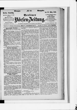 Berliner Börsen-Zeitung vom 29.03.1883