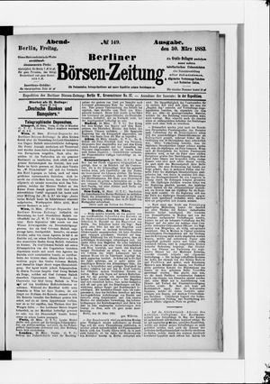Berliner Börsen-Zeitung vom 30.03.1883