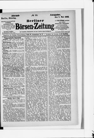 Berliner Börsen-Zeitung vom 08.05.1883