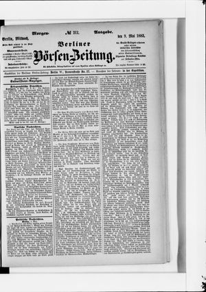 Berliner Börsen-Zeitung on May 9, 1883