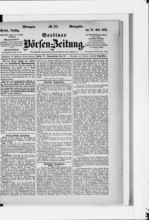 Berliner Börsen-Zeitung on May 22, 1883