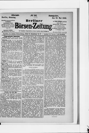 Berliner Börsen-Zeitung on May 22, 1883