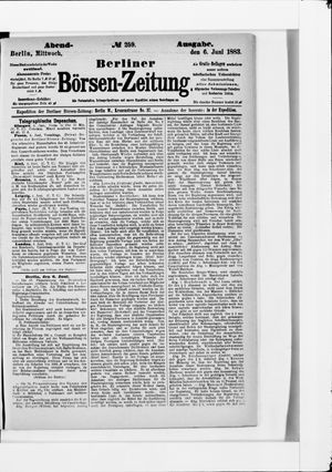 Berliner Börsen-Zeitung vom 06.06.1883