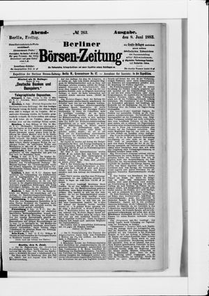 Berliner Börsen-Zeitung vom 08.06.1883
