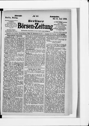 Berliner Börsen-Zeitung vom 11.06.1883