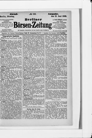 Berliner Börsen-Zeitung on Jun 12, 1883