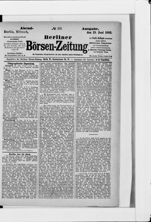 Berliner Börsen-Zeitung vom 13.06.1883