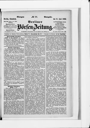 Berliner Börsen-Zeitung on Jun 16, 1883