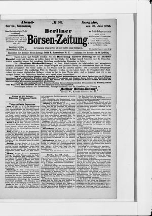 Berliner Börsen-Zeitung on Jun 29, 1883