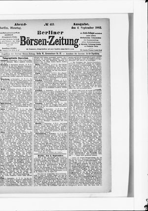 Berliner Börsen-Zeitung vom 04.09.1883