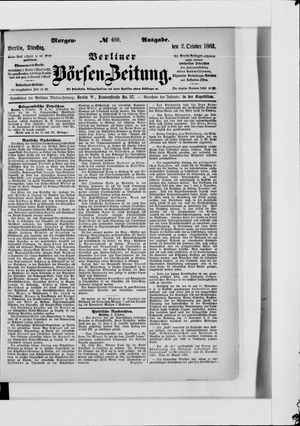 Berliner Börsen-Zeitung vom 02.10.1883