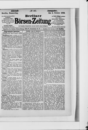 Berliner Börsen-Zeitung vom 04.10.1883