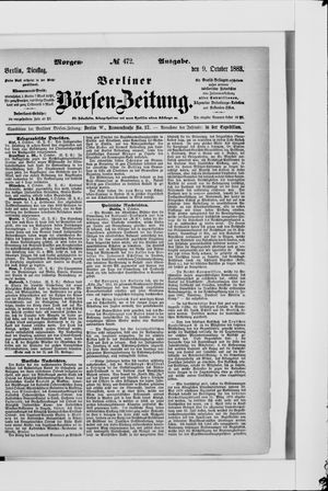 Berliner Börsen-Zeitung on Oct 9, 1883