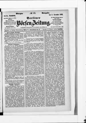 Berliner Börsen-Zeitung on Dec 8, 1883